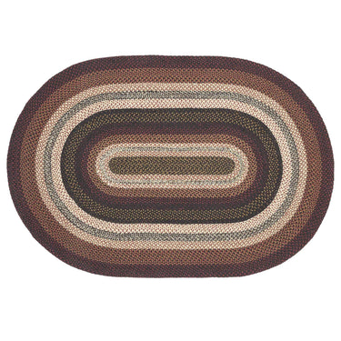 Beckham Jute Braided Rug Oval with Rug Pad 4'x6' VHC Brands - The Fox Decor